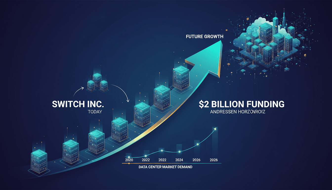 Switch Inc. funding round announcement with Andreessen Horowitz