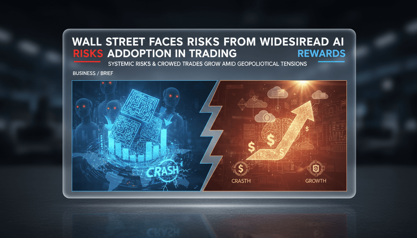 Wall Street Faces Risks from Widespread AI Adoption in Trading