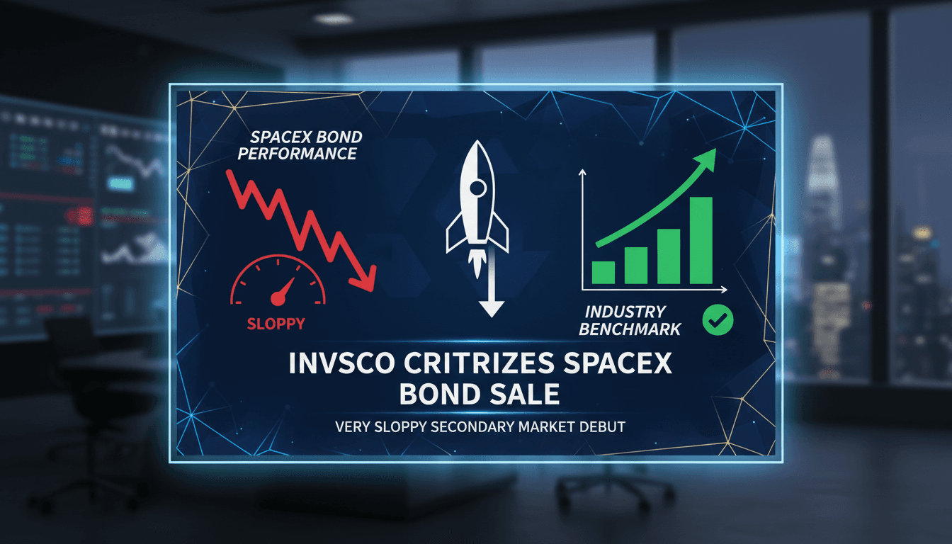 Invesco's Matt Brill discussing SpaceX's bond sale performance.