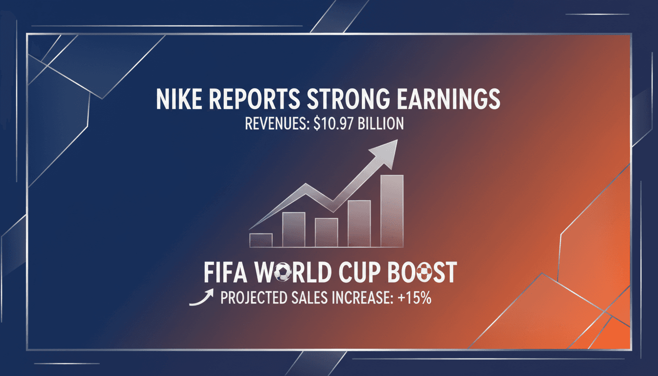 Nike reports strong earnings ahead of FIFA World Cup