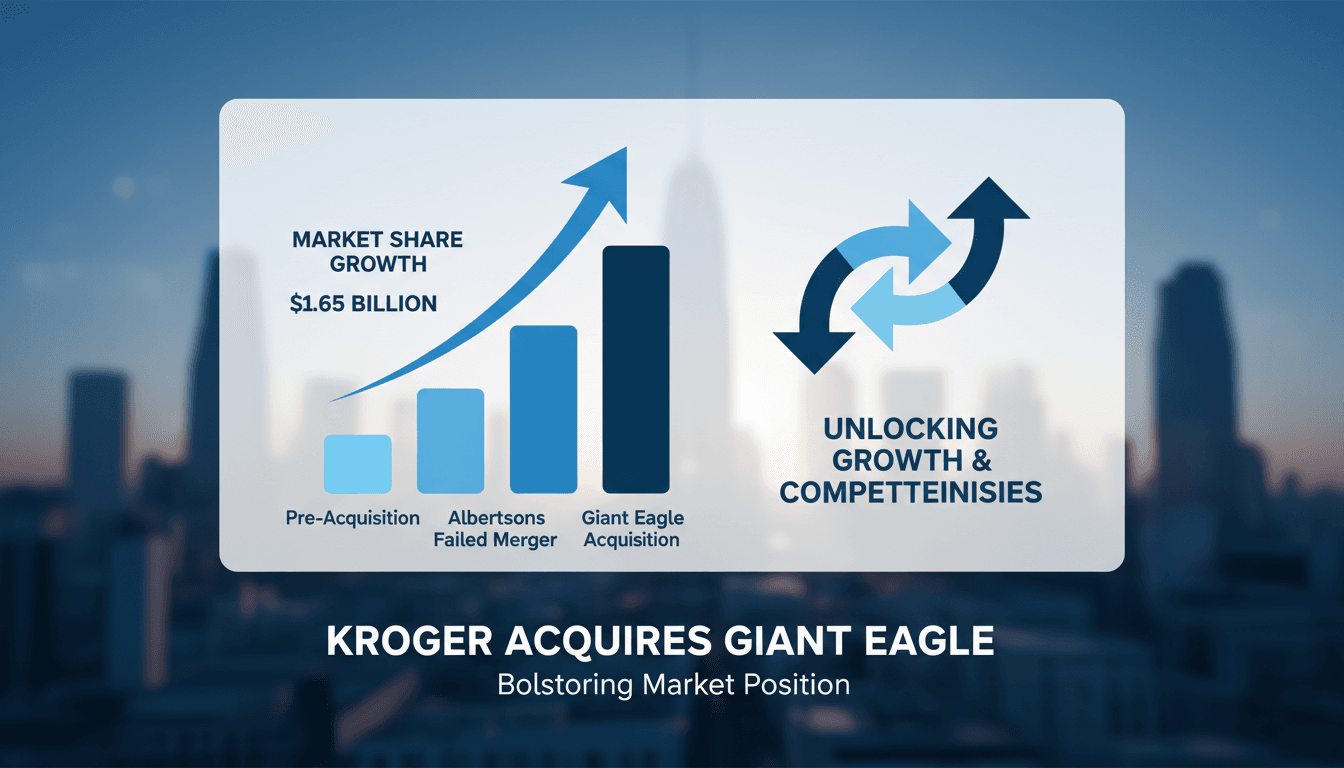 Kroger acquires Giant Eagle for $1.65 billion to enhance market position