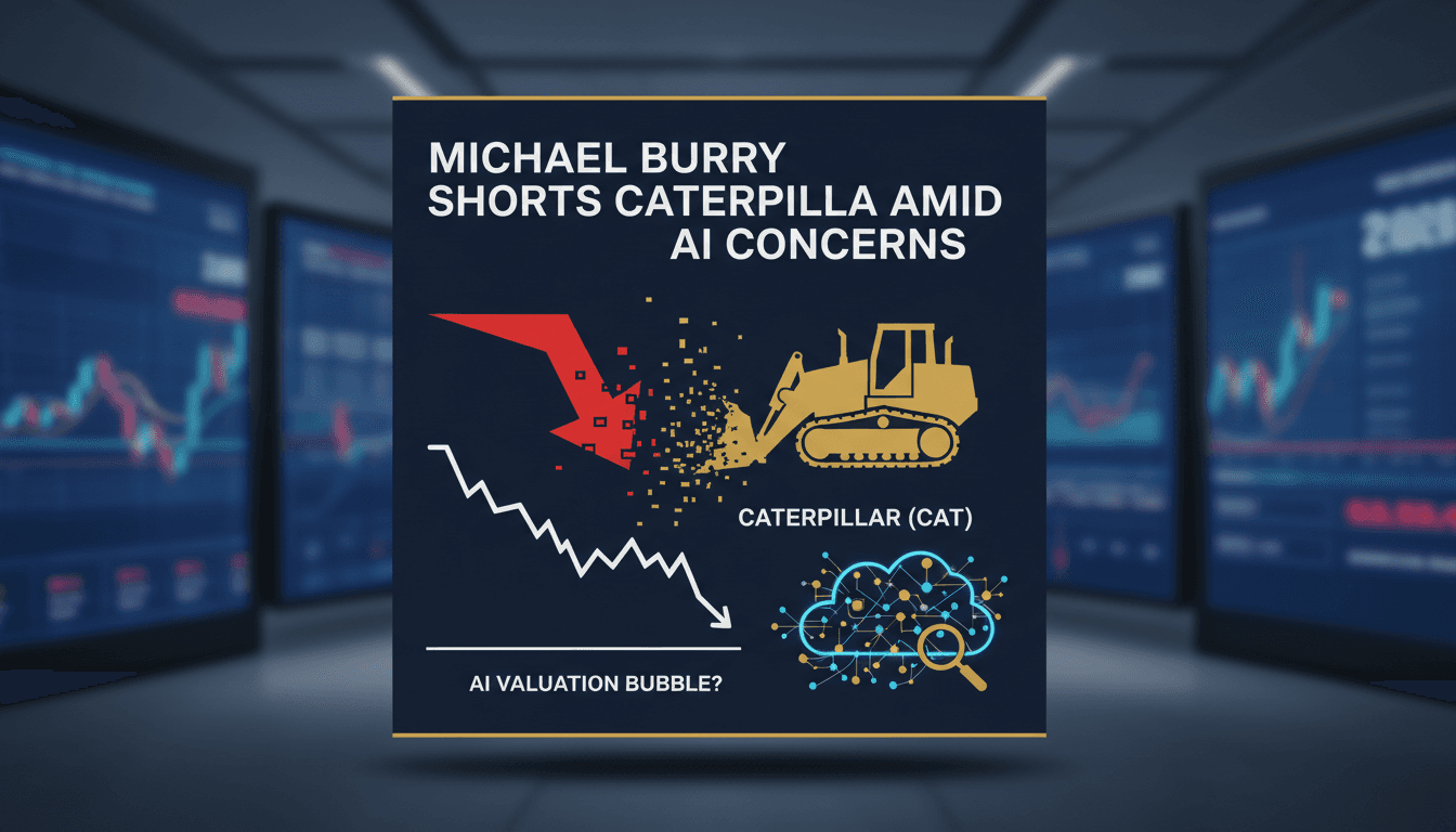 Michael Burry shorts Caterpillar stock for the first time amid AI valuation concerns