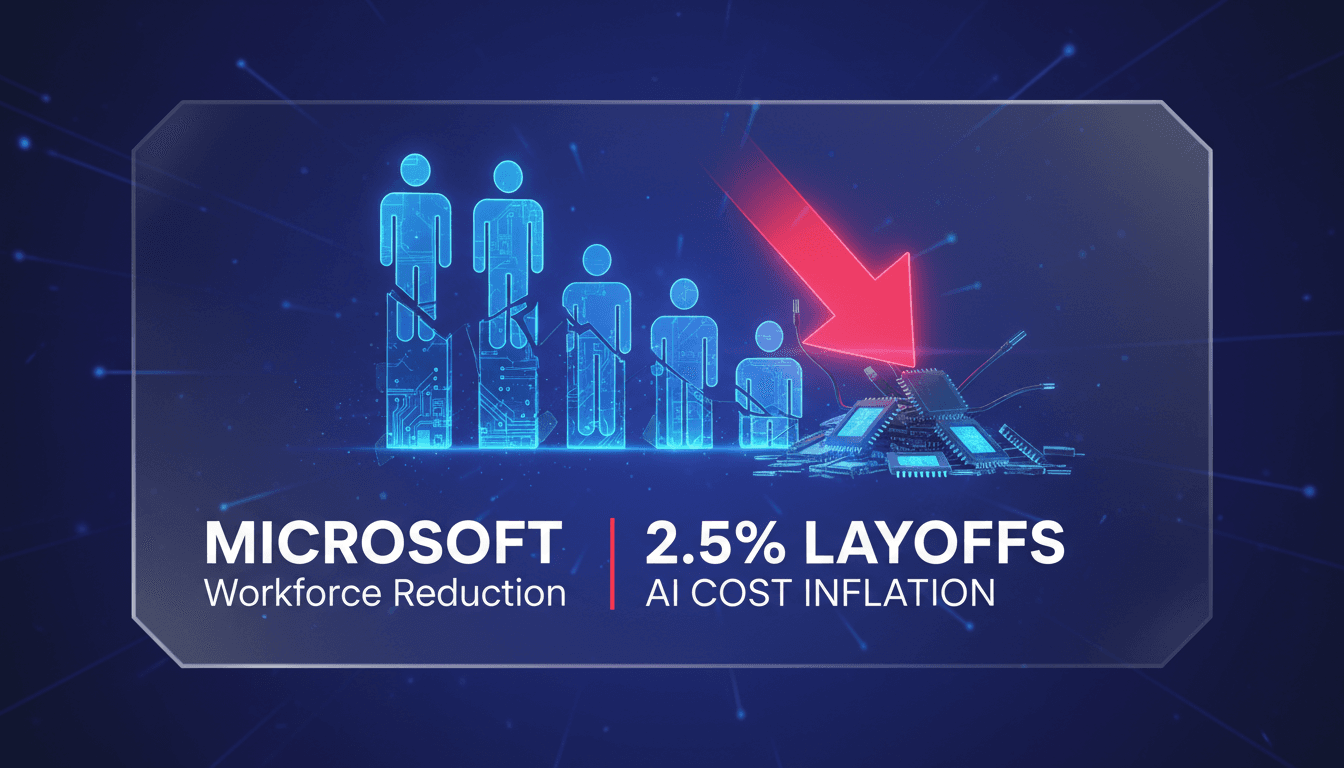 Microsoft plans layoffs affecting 2.5% of workforce amid rising AI costs