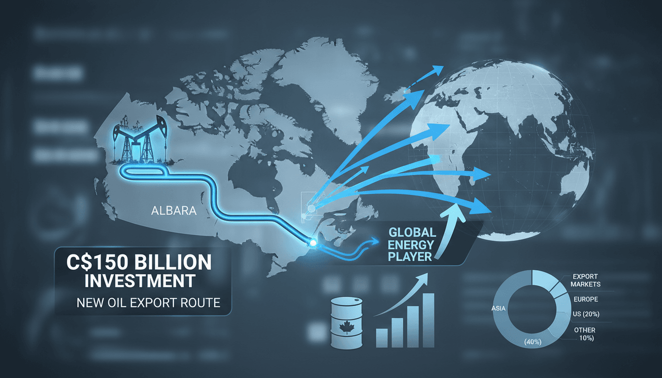 Canadian government announces major investment in oil pipeline project