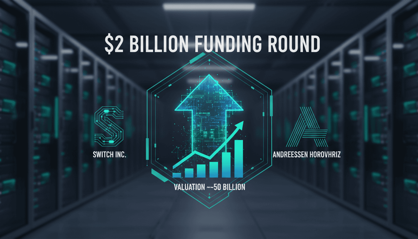 Switch Inc. initiates $2 billion funding round led by Andreessen Horowitz