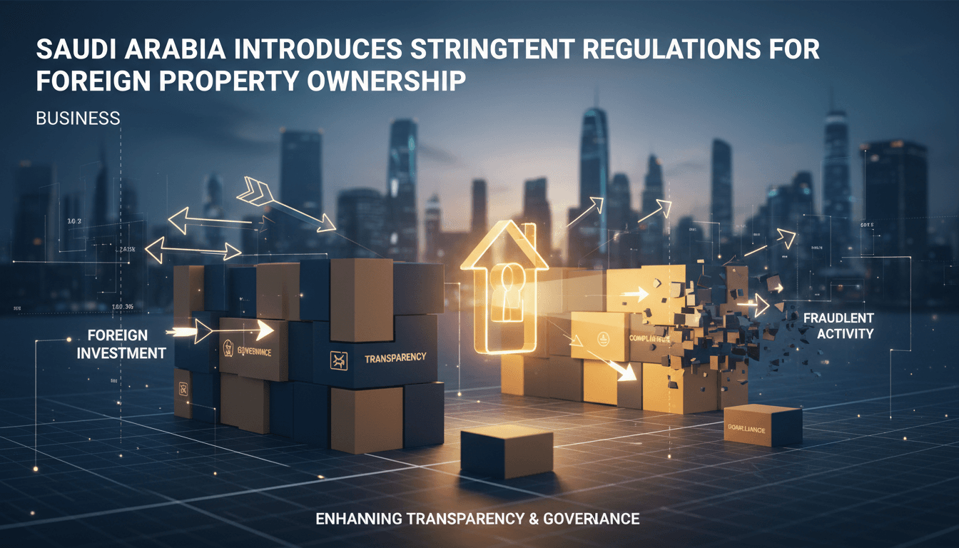 Saudi Arabia introduces stringent regulations for foreign property ownership