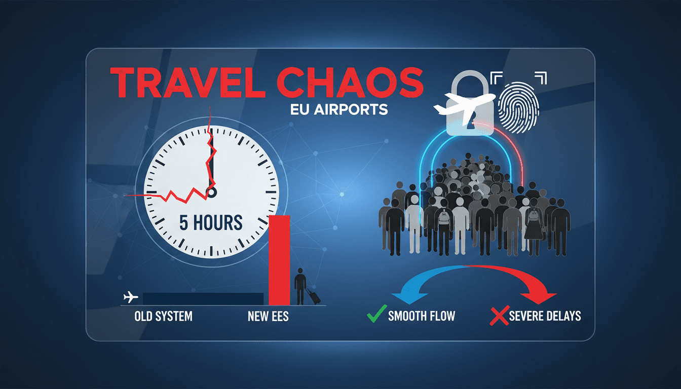 Ryanair warns of travel chaos at EU airports due to new digital entry system