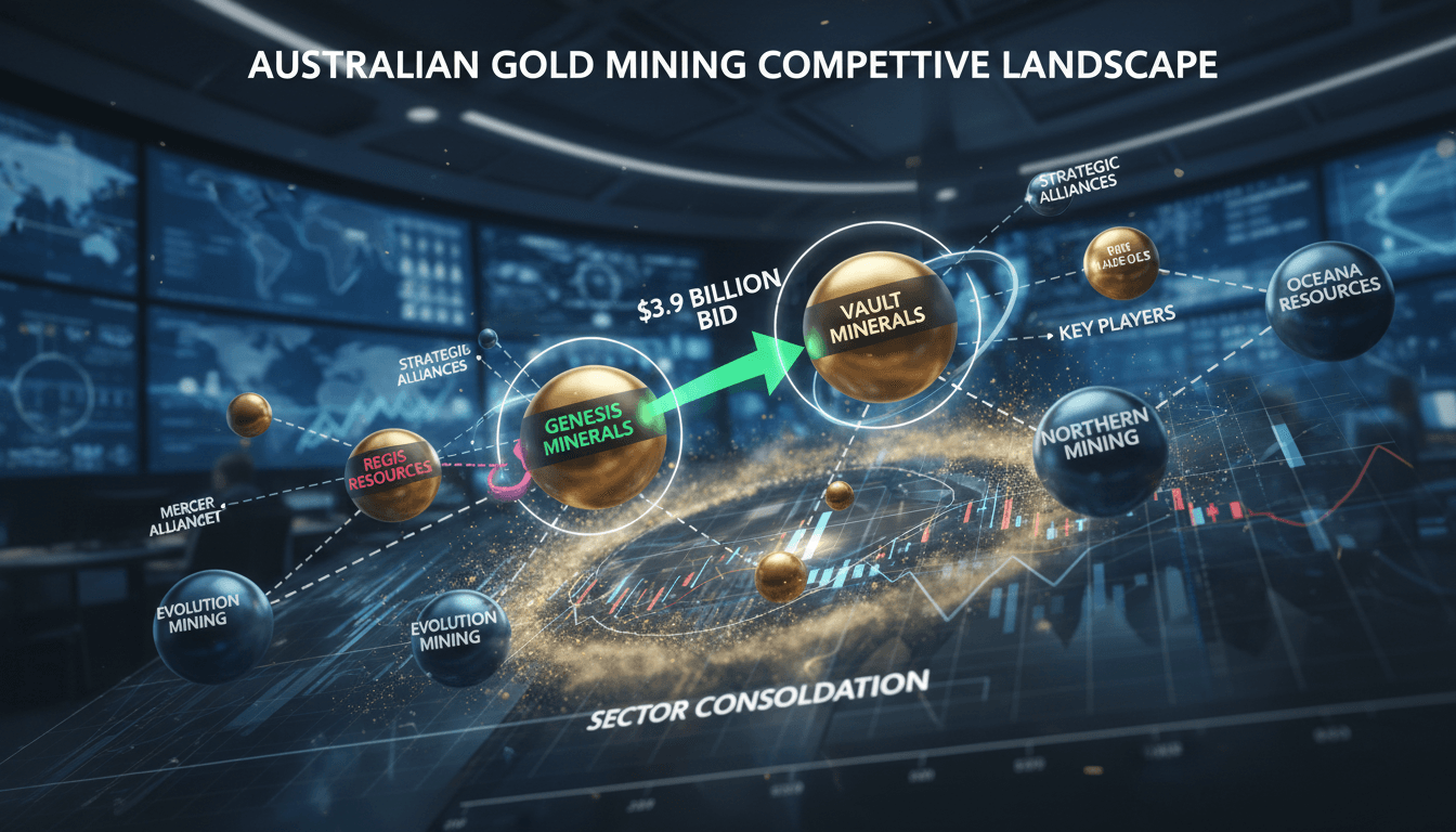 Genesis Minerals bidding for Vault Minerals in a competitive mining landscape