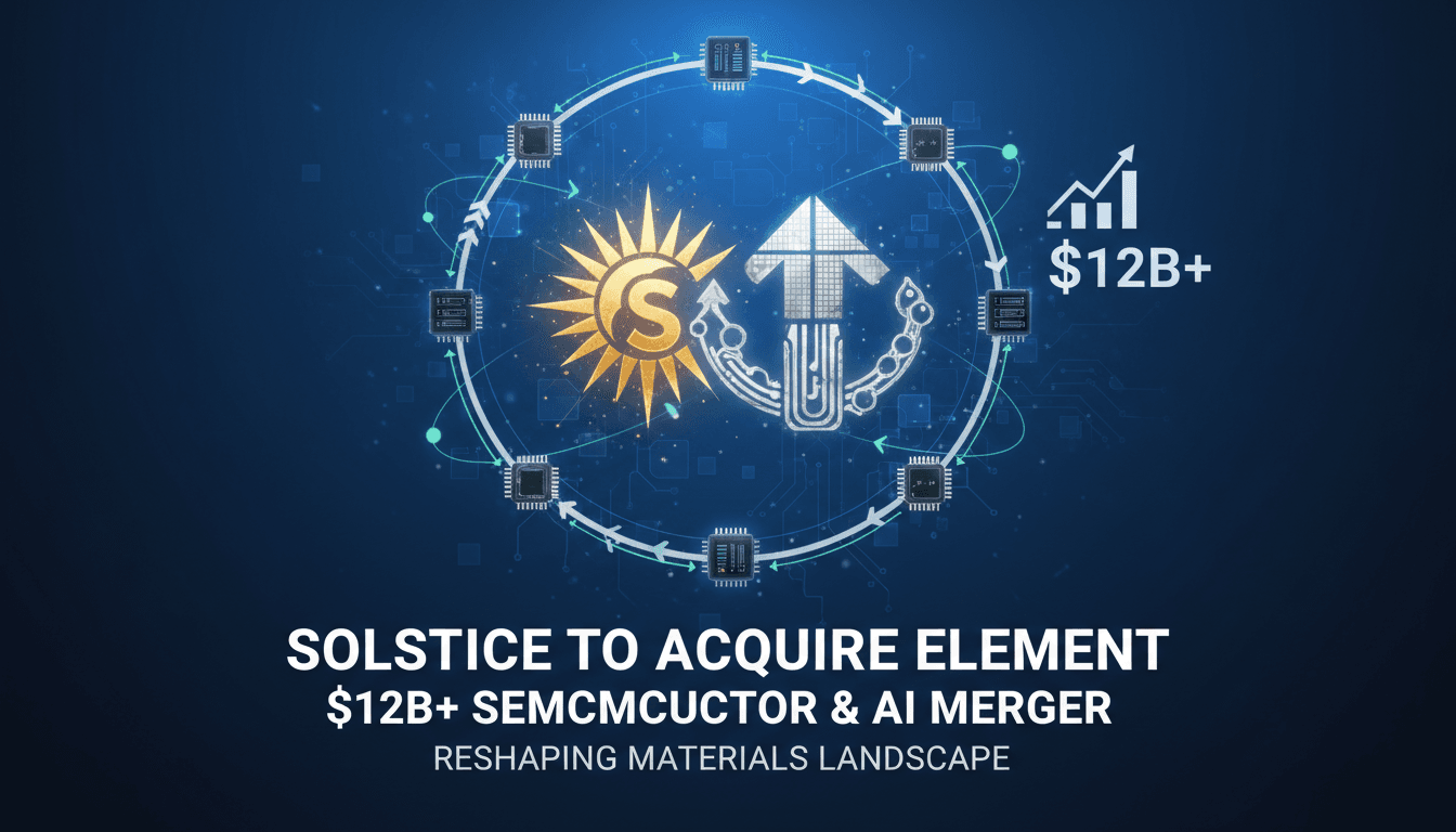 Solstice Advanced Materials and Element Solutions merger announcement