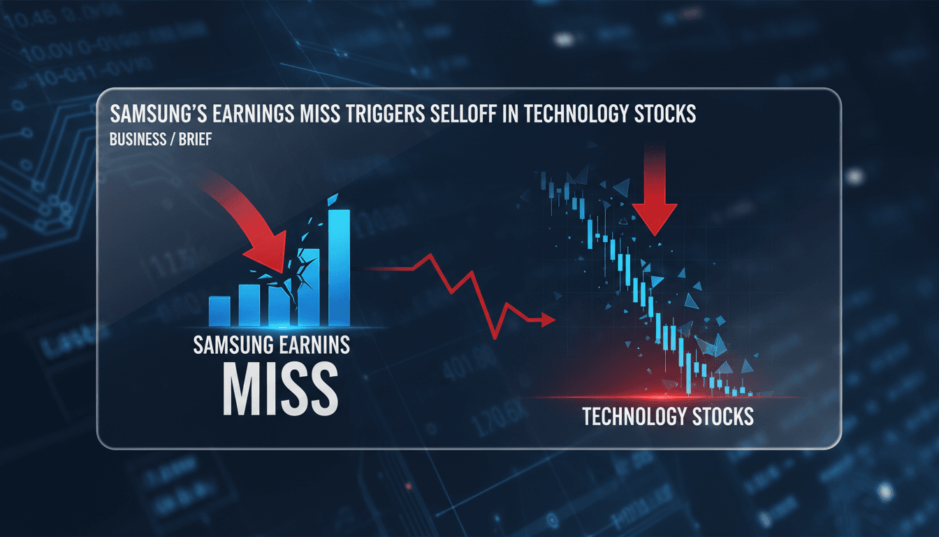 Samsung Electronics earnings report impact on technology stocks