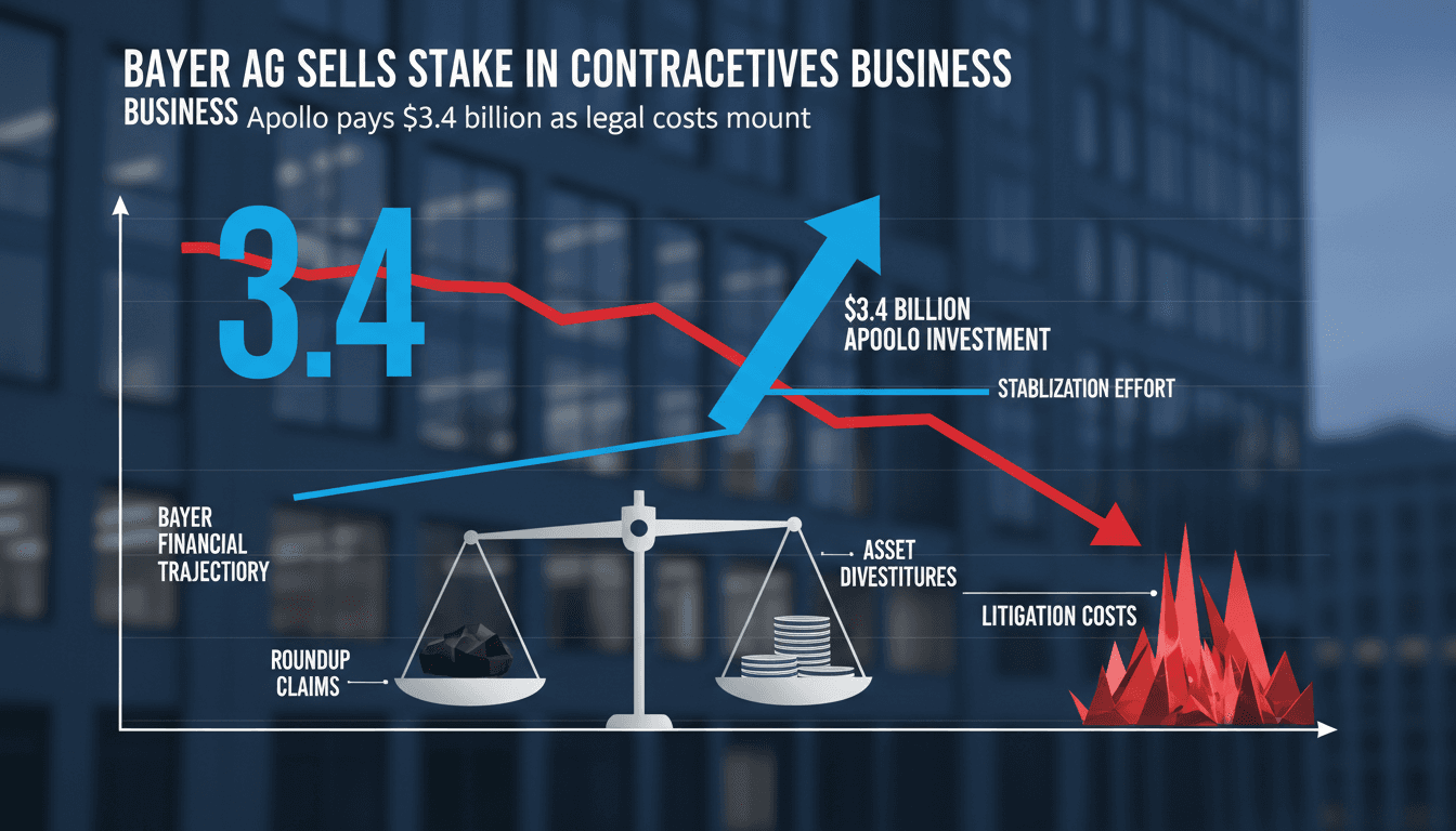 Bayer AG's strategic sale of contraceptives business stake to Apollo Global Management