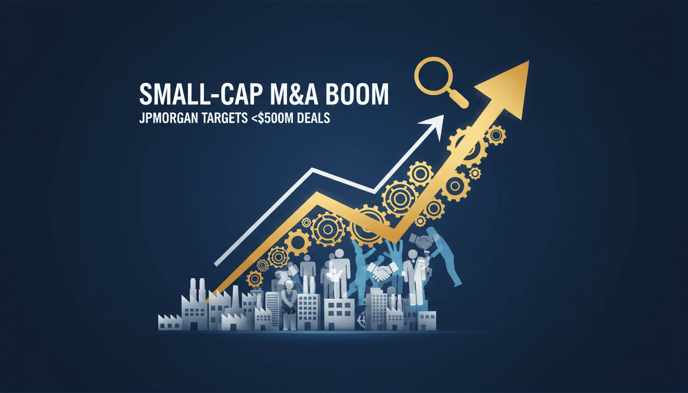 JPMorgan's new small-cap M&A team announcement and strategy
