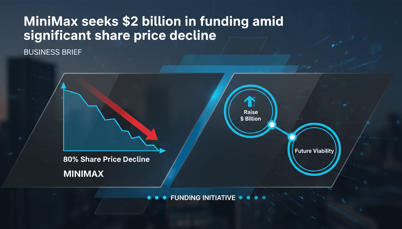 MiniMax seeks $2 billion in funding amid significant share price decline