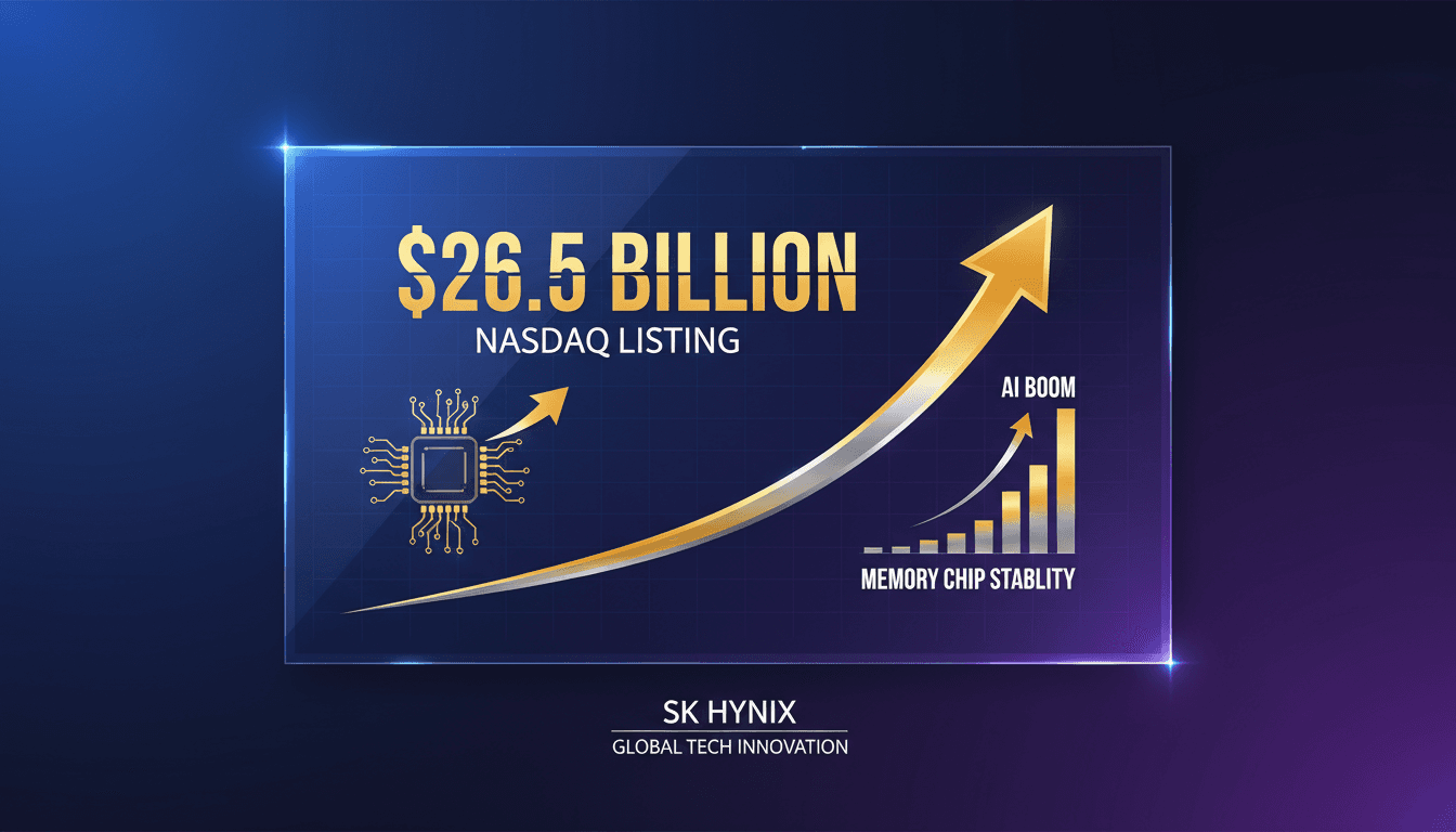 SK Hynix's historic Nasdaq listing and its implications for the tech industry.
