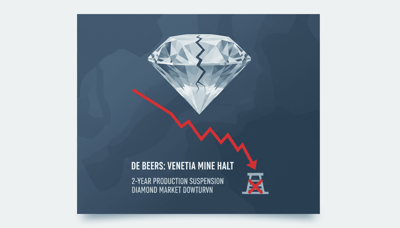 De Beers Venetia diamond mine in South Africa
