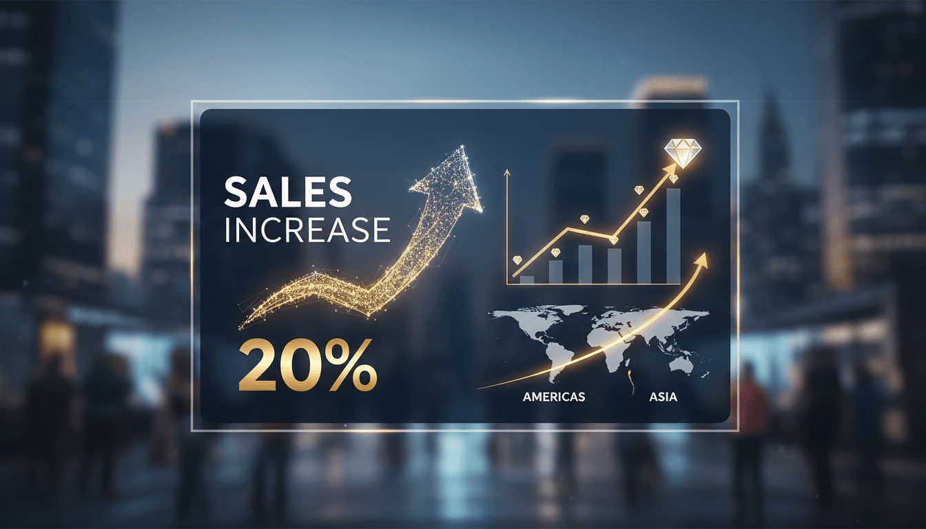 Richemont jewelry sales growth analysis in luxury market