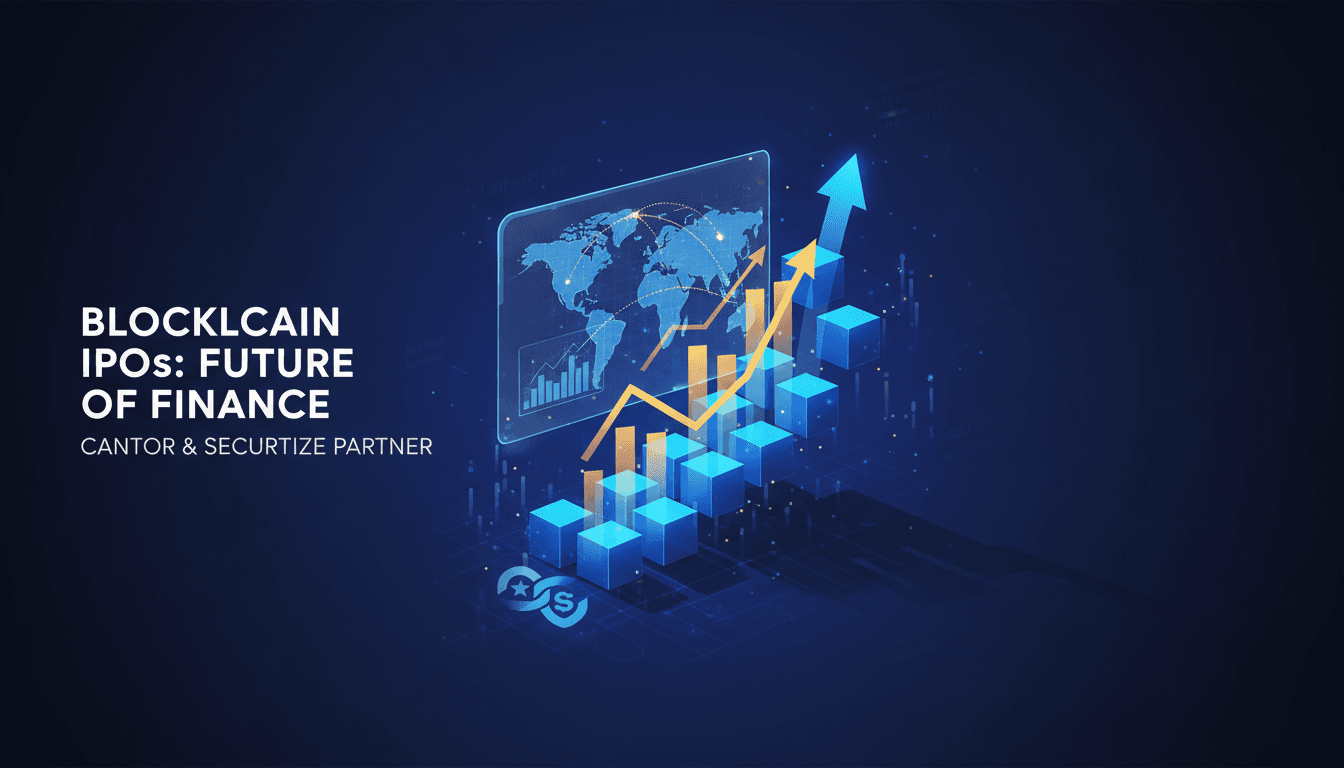 Cantor Fitzgerald partners with Securitize to enable blockchain-based IPOs