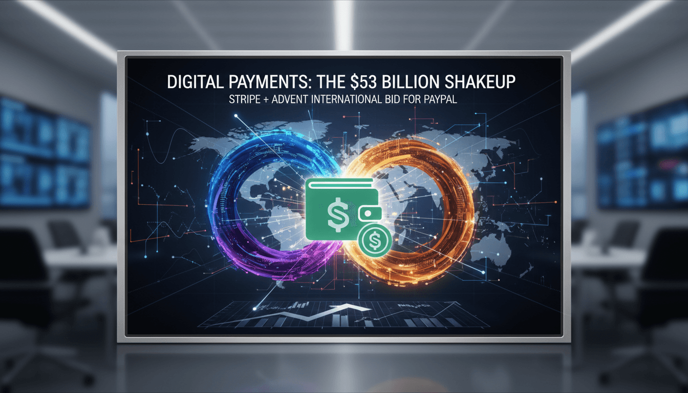Stripe and Advent International's bid for PayPal in the digital payments sector