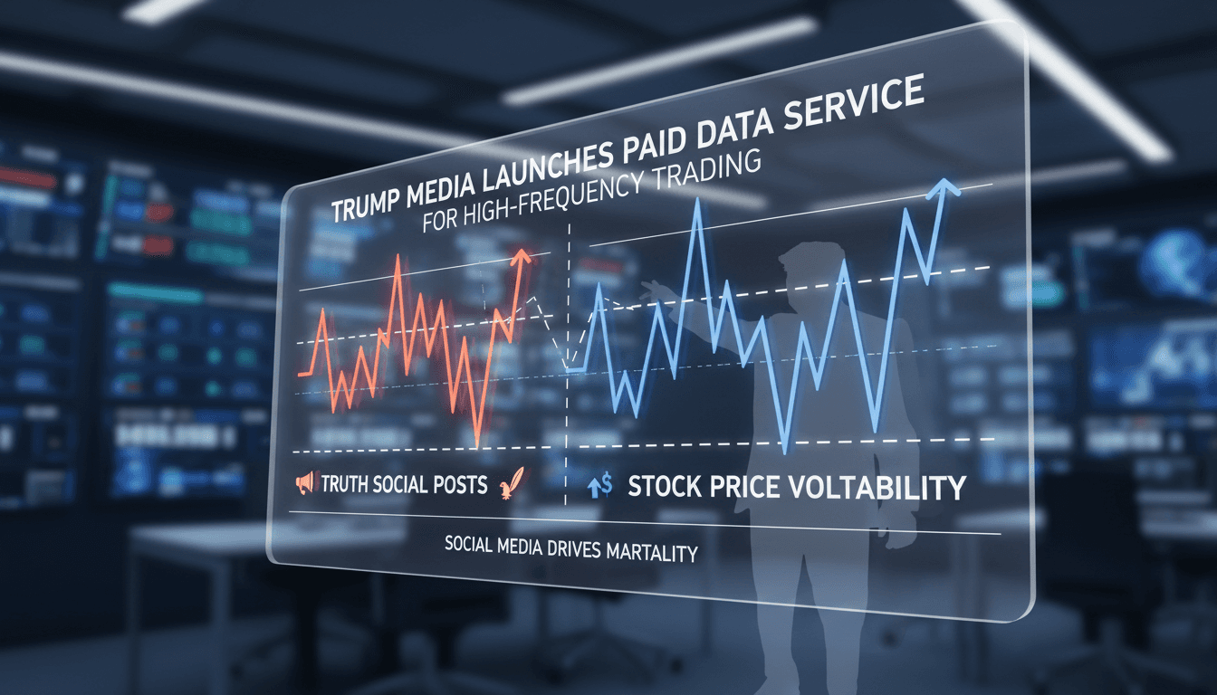 A visual representation of the impact of social media on stock trading dynamics.