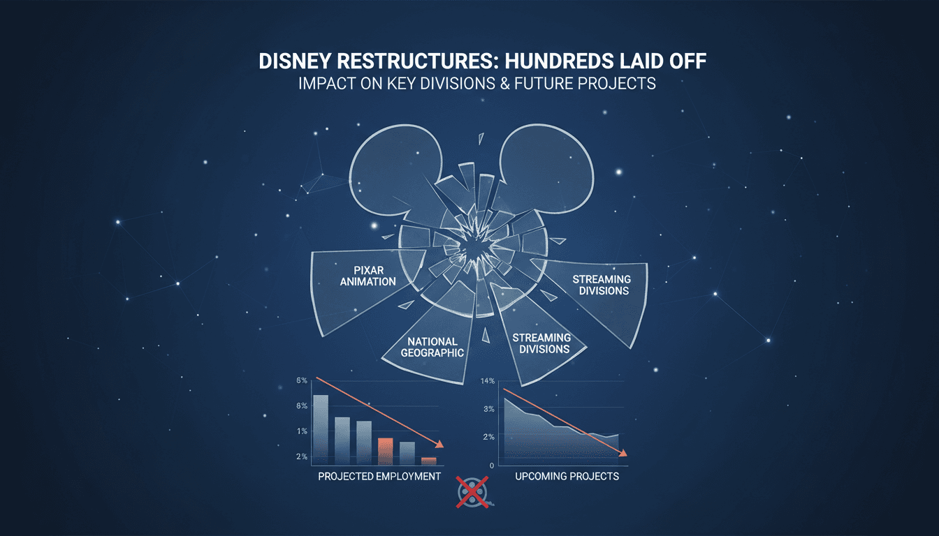 Disney logo with a backdrop of the Pixar and National Geographic brands