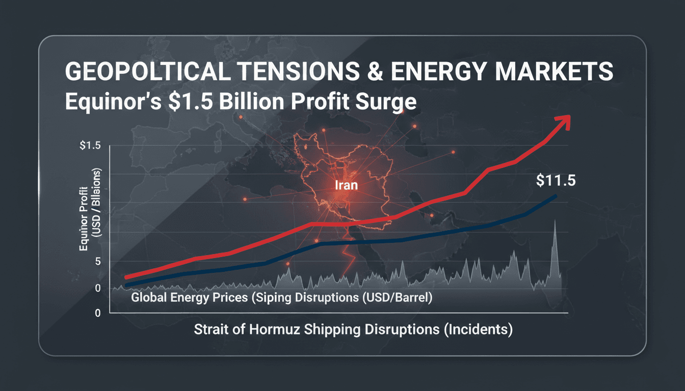 Equinor's financial growth amid geopolitical tensions in the Middle East