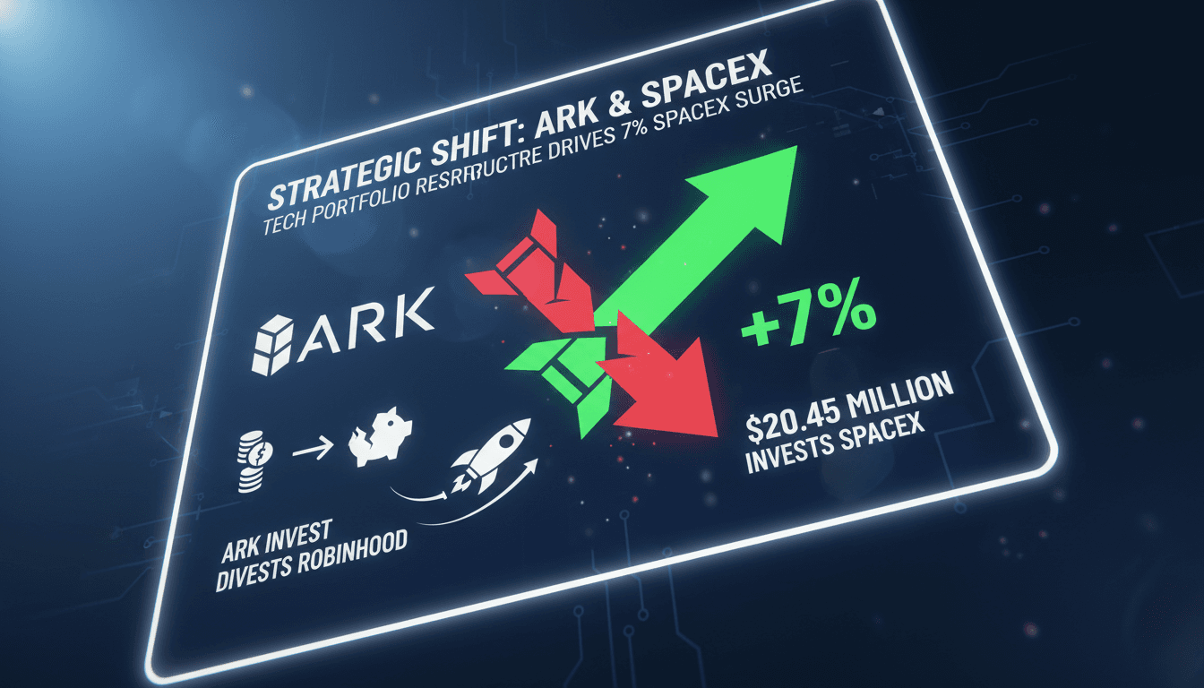 ARK Invest's strategic investment in SpaceX after selling Robinhood shares