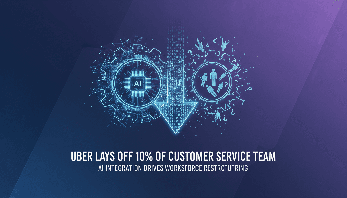 Uber customer service team layoffs and AI integration analysis