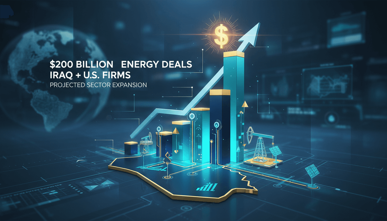 Iraq's Prime Minister Al Zaidi signing energy agreements in the U.S.