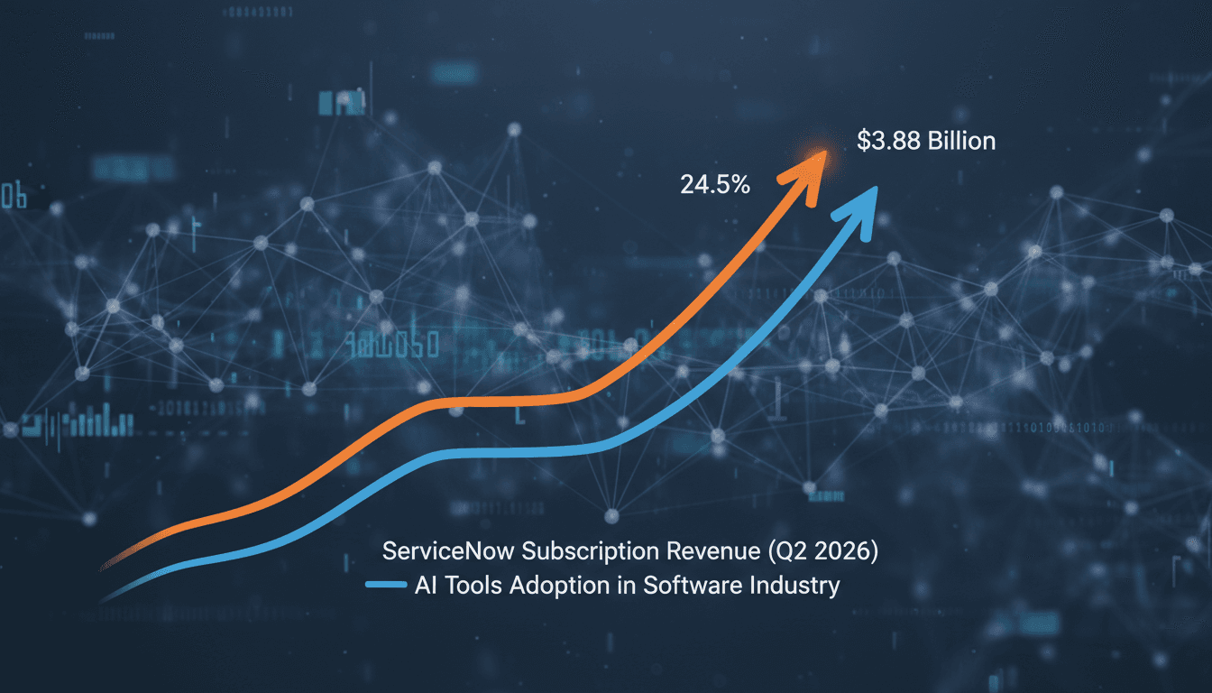 ServiceNow's Q2 2026 earnings report highlights AI-driven revenue growth.