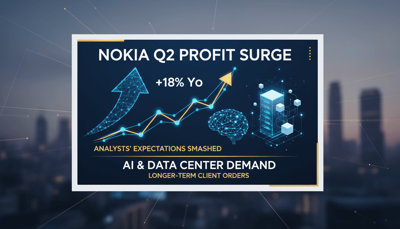 Nokia's strong Q2 profit growth driven by AI and data center demand