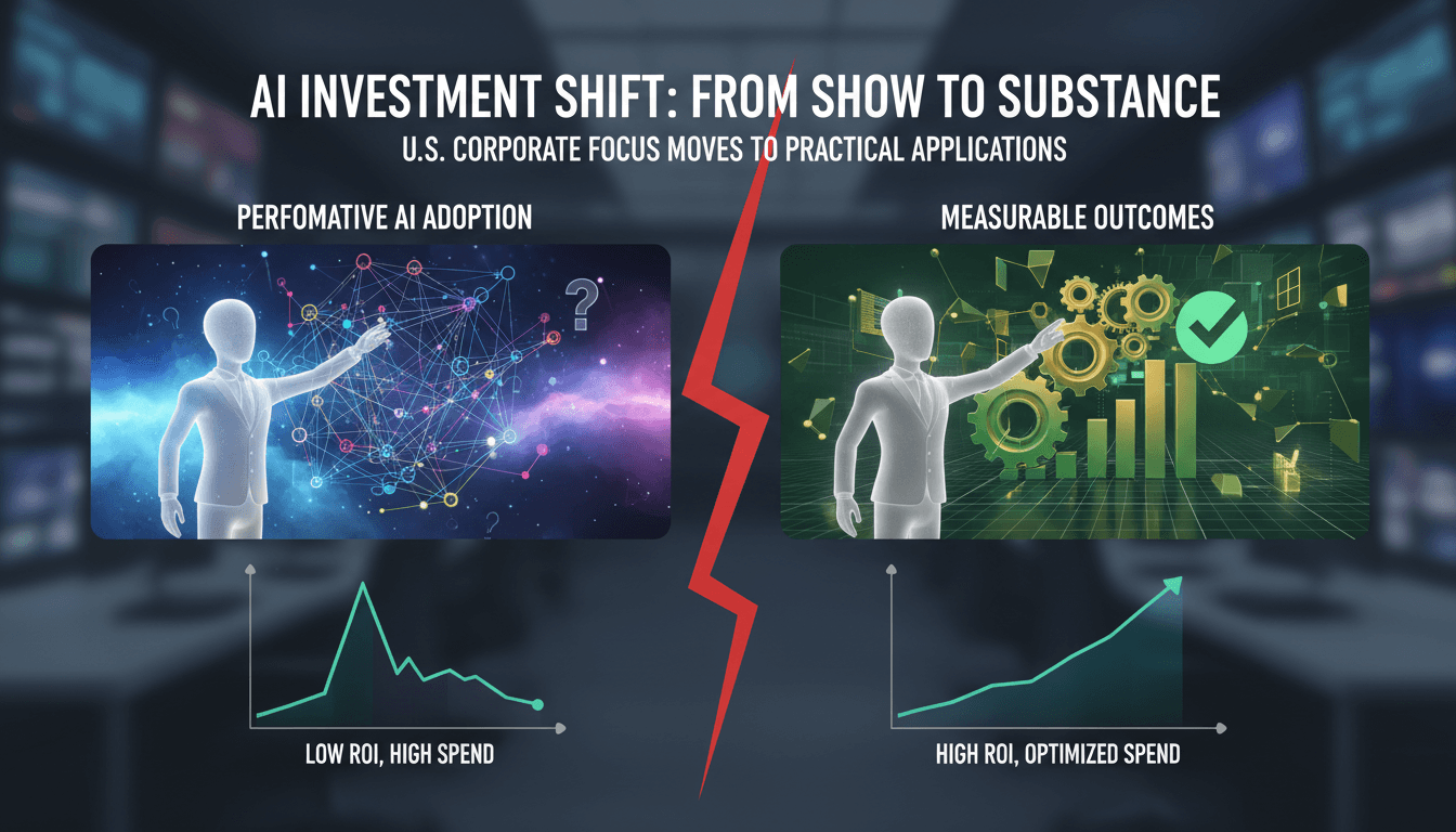 Corporate America shifts focus in AI investments towards practical applications