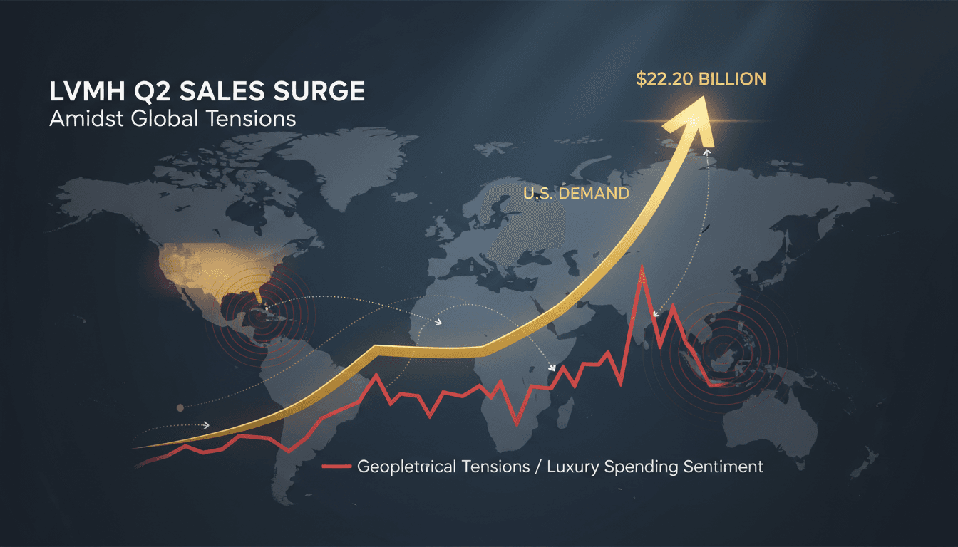 LVMH luxury brands sales growth analysis