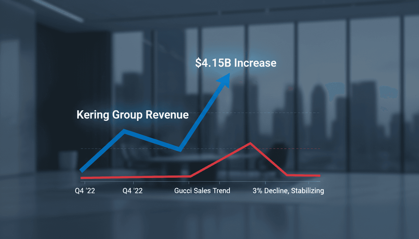 Kering's financial performance and Gucci sales trends analysis