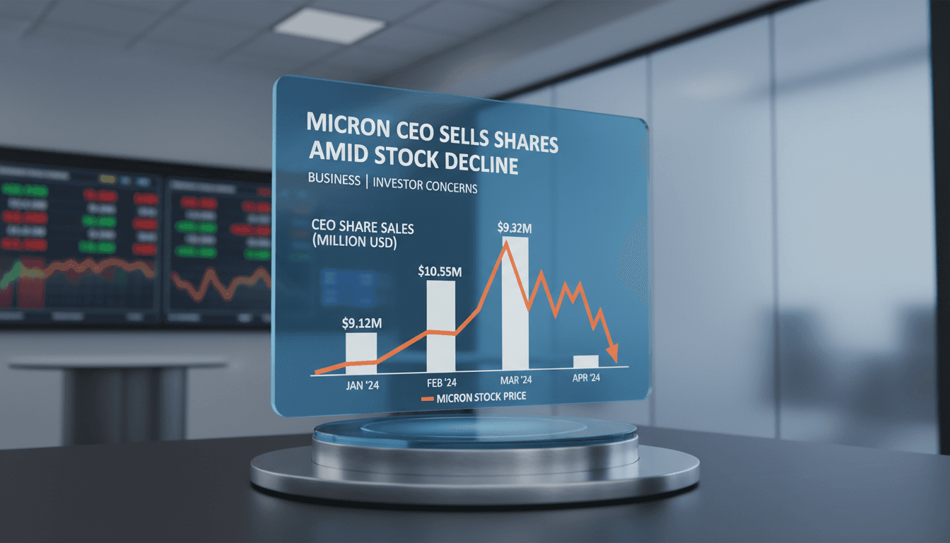 Micron Technology CEO Sanjay Mehrotra during a press conference