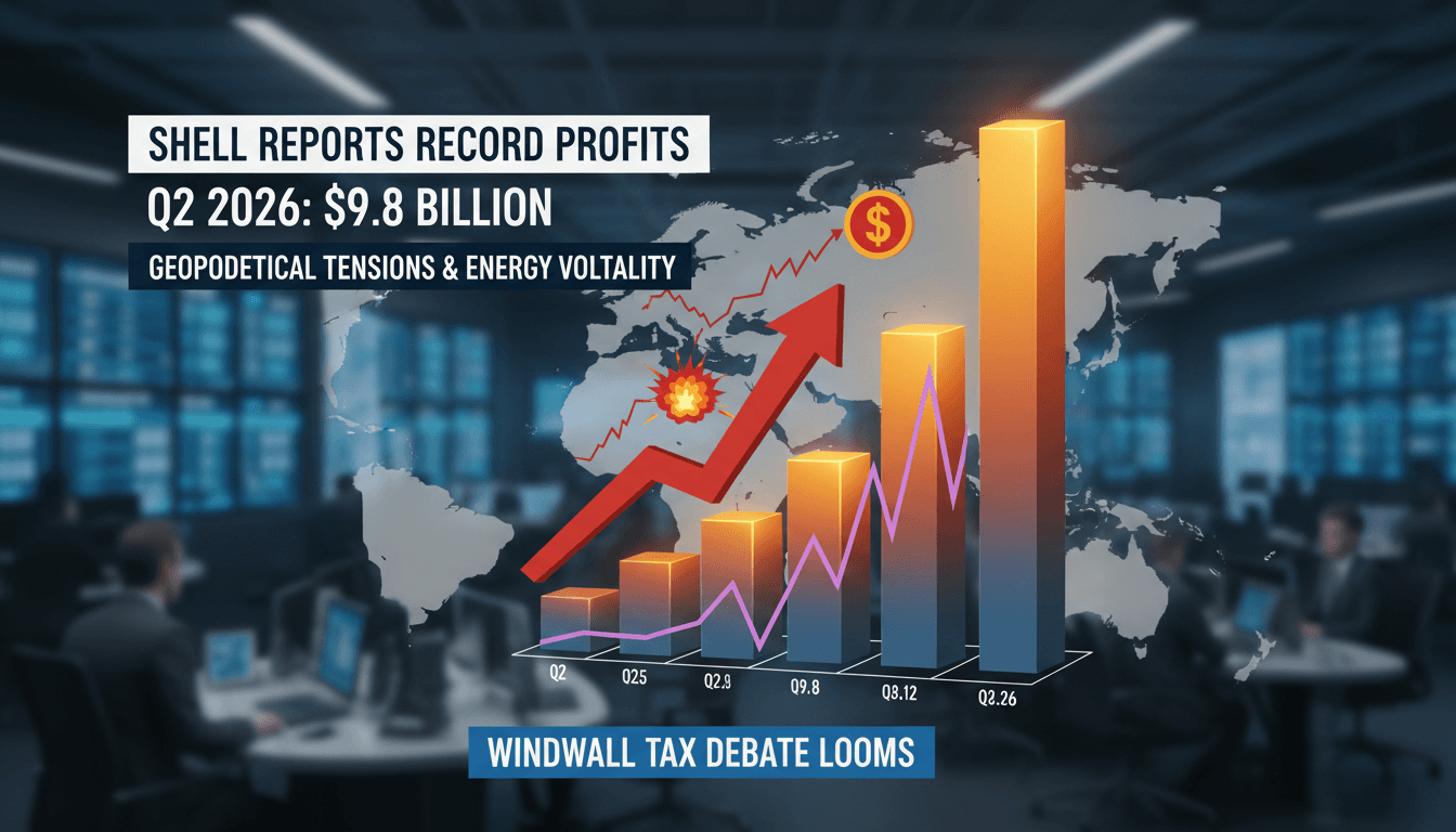 Shell's financial growth amidst geopolitical challenges in the Middle East