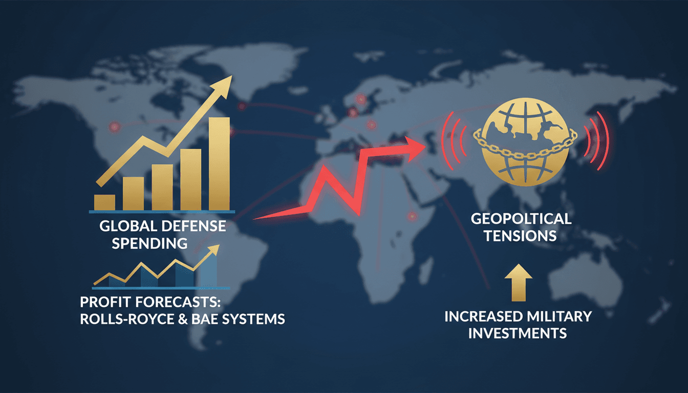 Rolls-Royce and BAE Systems logos with a military backdrop