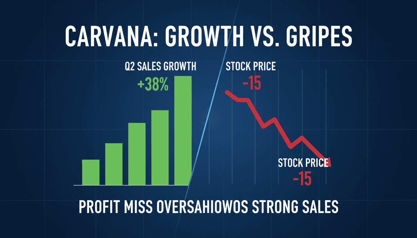 Carvana's stock performance analysis following Q2 earnings report