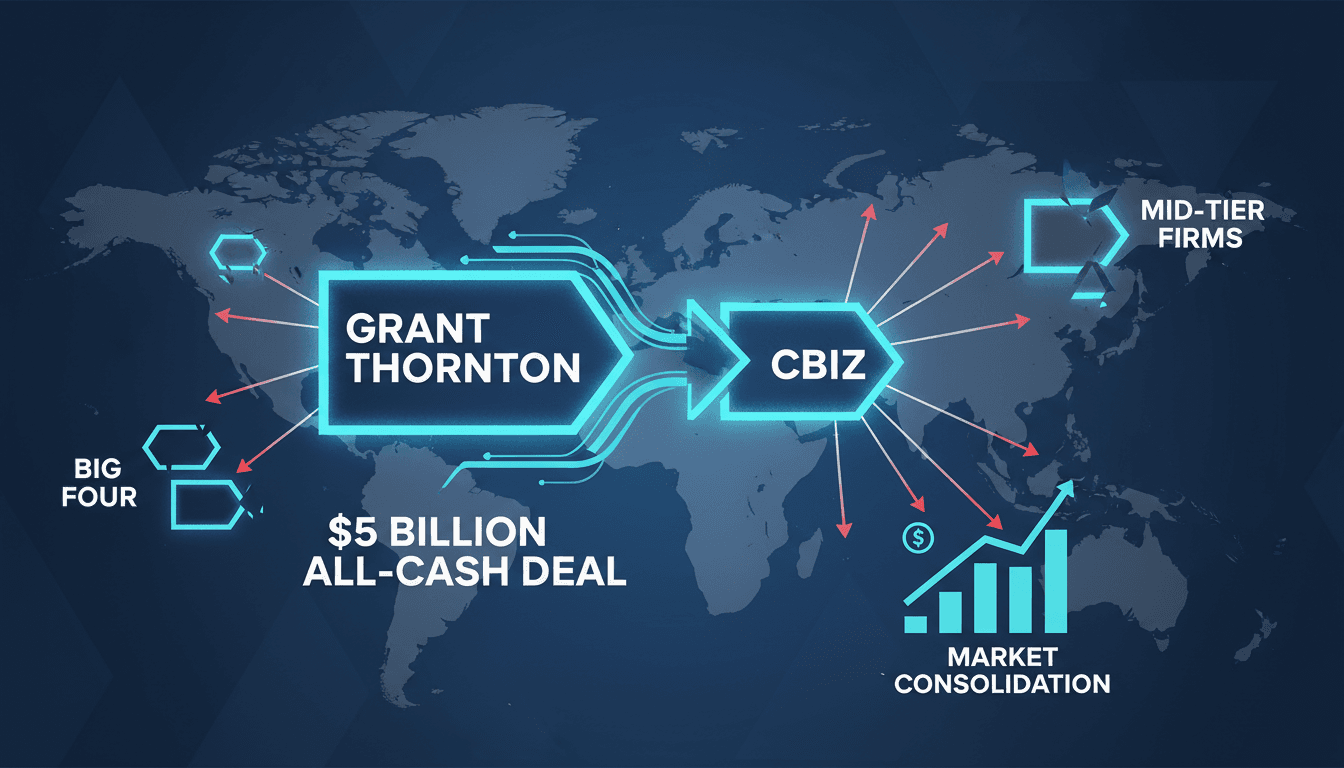 Grant Thornton acquires CBIZ for $5 billion in major accounting sector consolidation