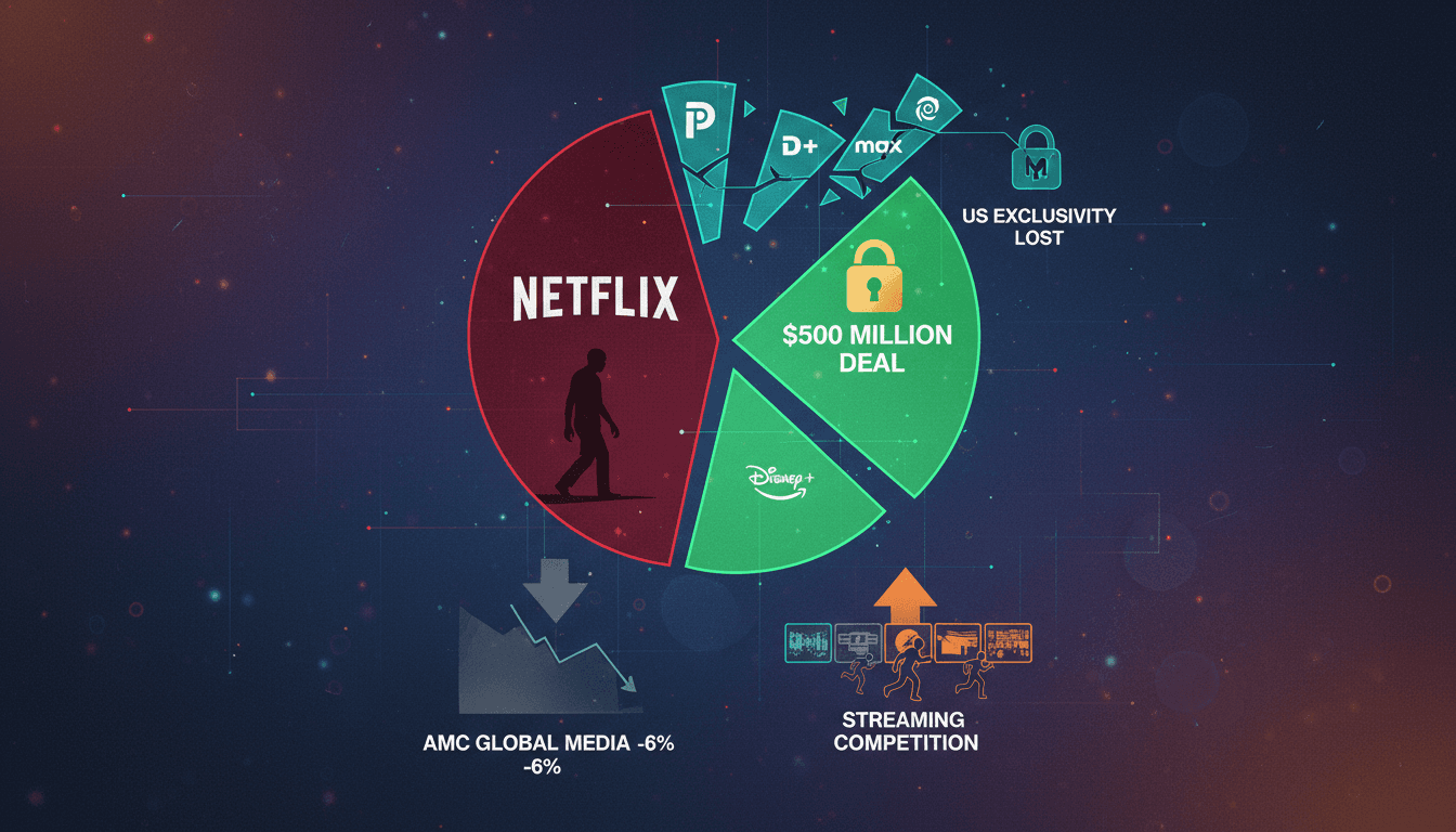 Netflix logo with 'The Walking Dead' promotional imagery