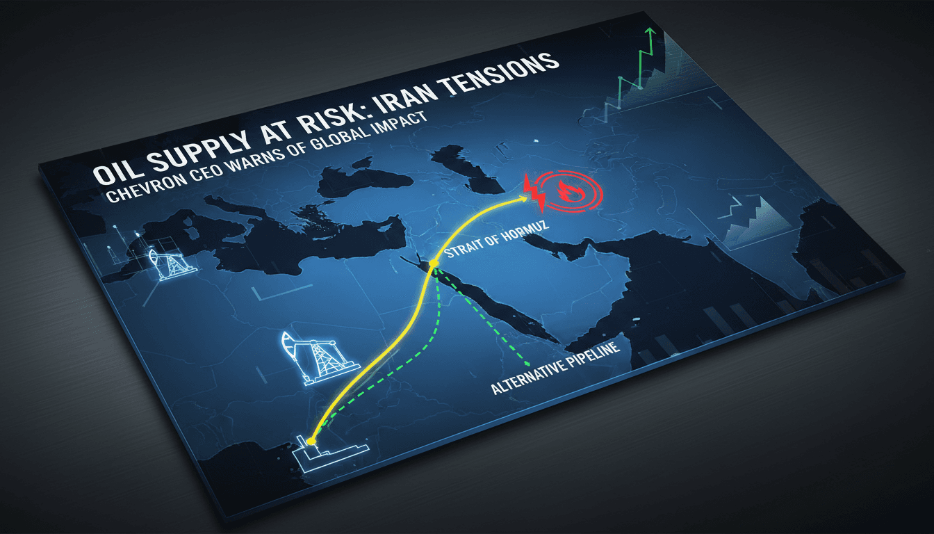 Chevron CEO discusses oil supply risks due to Iran conflict