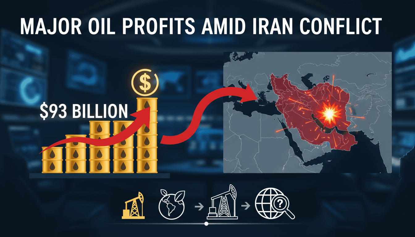 Major oil companies report record profits during Iran conflict