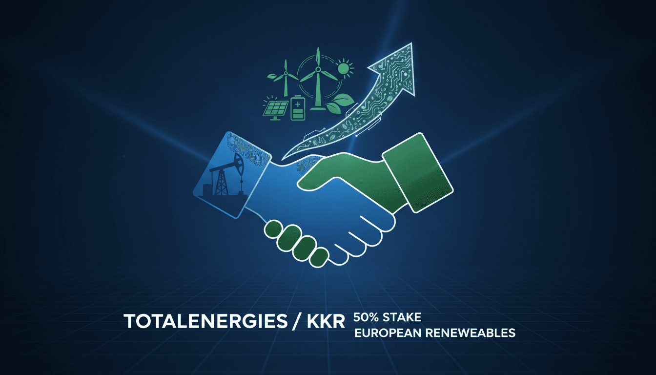 TotalEnergies and KKR partnership in renewable energy assets
