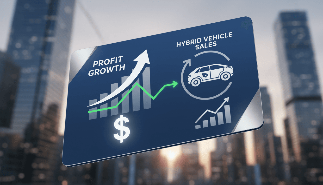 Toyota's financial growth and hybrid vehicle sales performance analysis