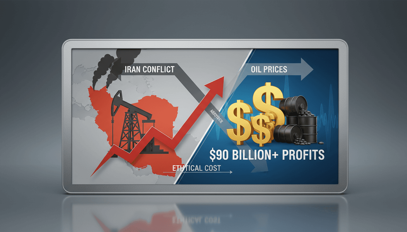 Major oil companies' profits surge amid Iran conflict analysis