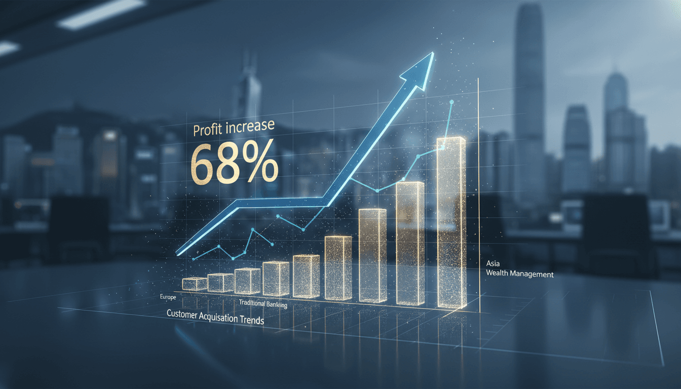 HSBC's financial growth and strategic focus on Asian markets