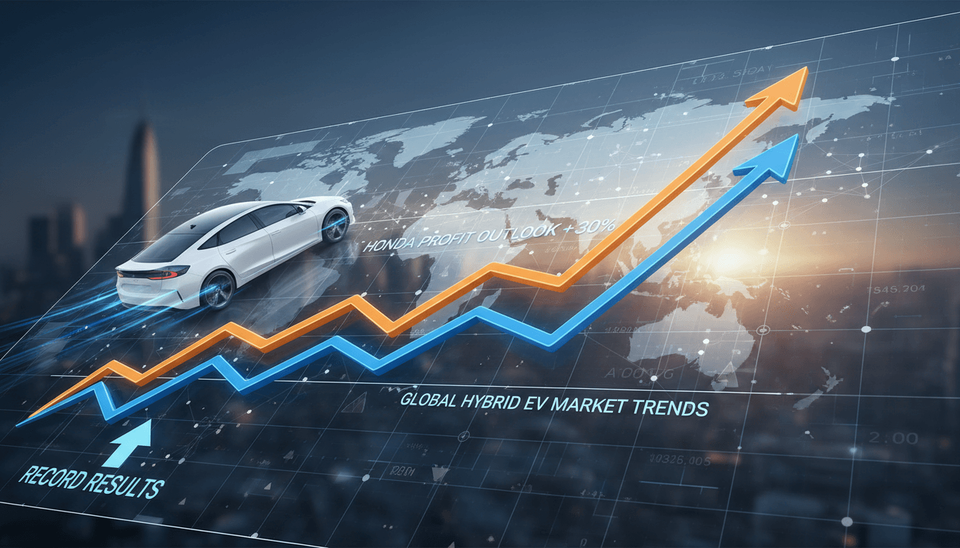 Honda's financial growth and hybrid vehicle market trends
