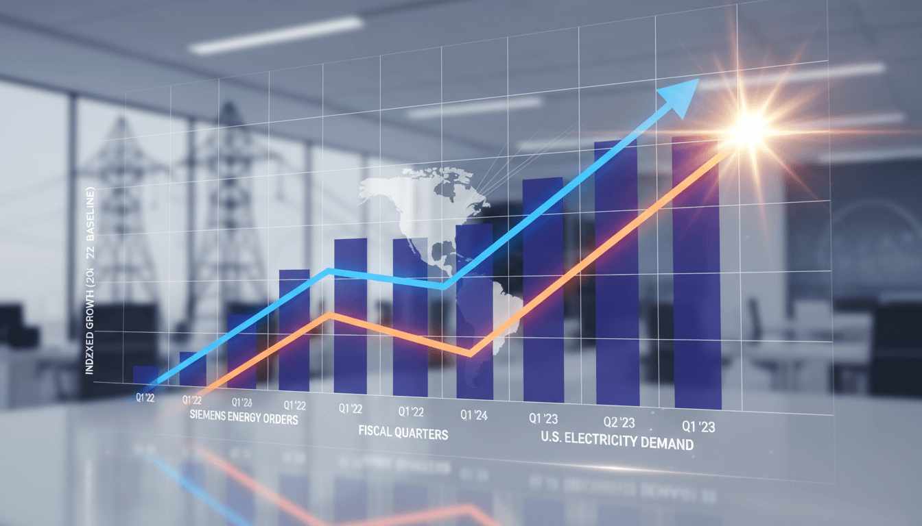 Siemens Energy's growth in orders linked to rising U.S. electricity demand