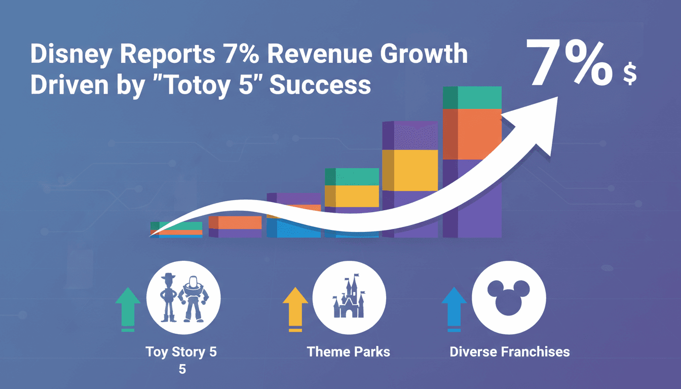 Disney's revenue growth driven by Toy Story 5 success