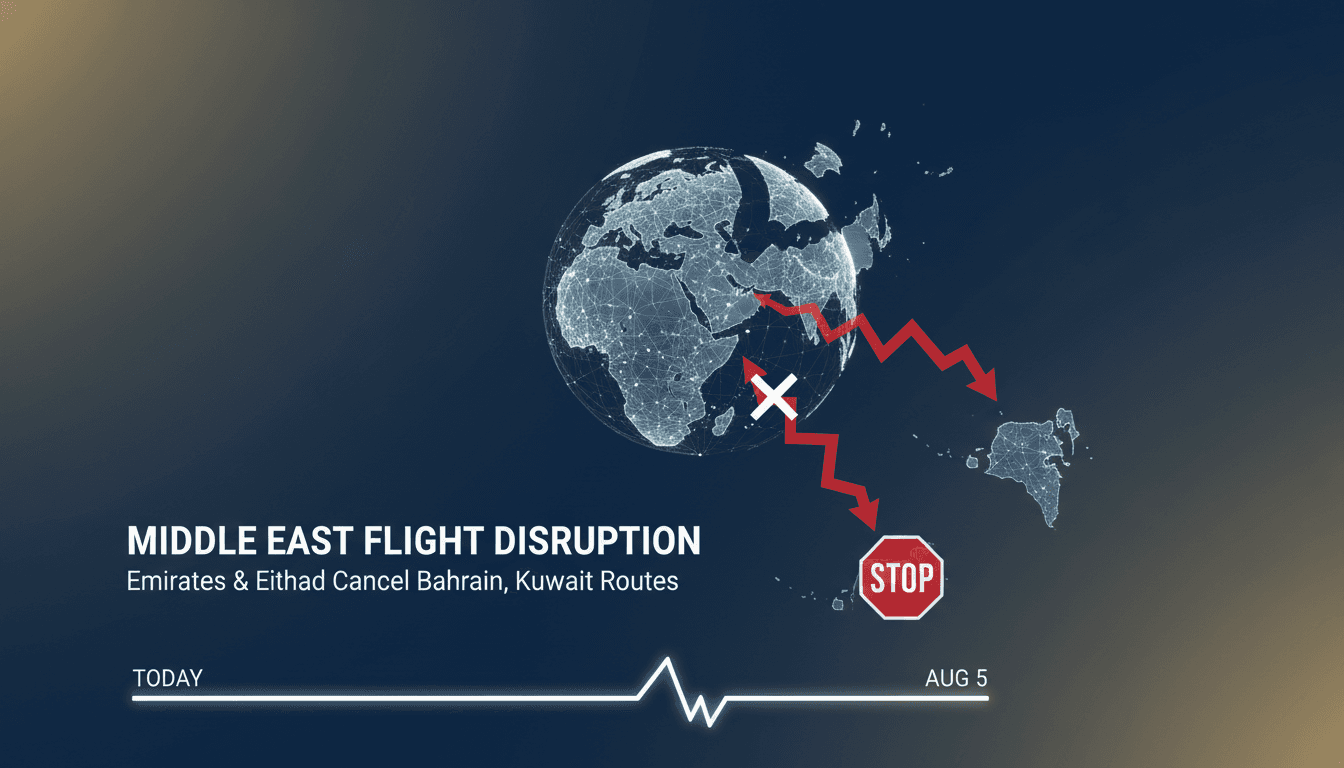 Emirates and Etihad flight cancellations affecting travel plans