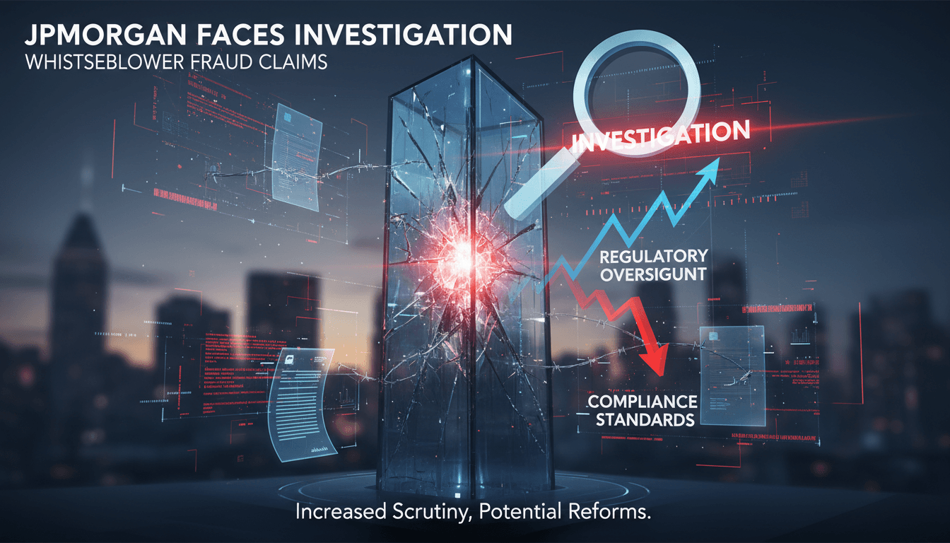 JPMorgan building with a focus on compliance and governance issues.